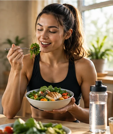 Sports nutrition meal preparation