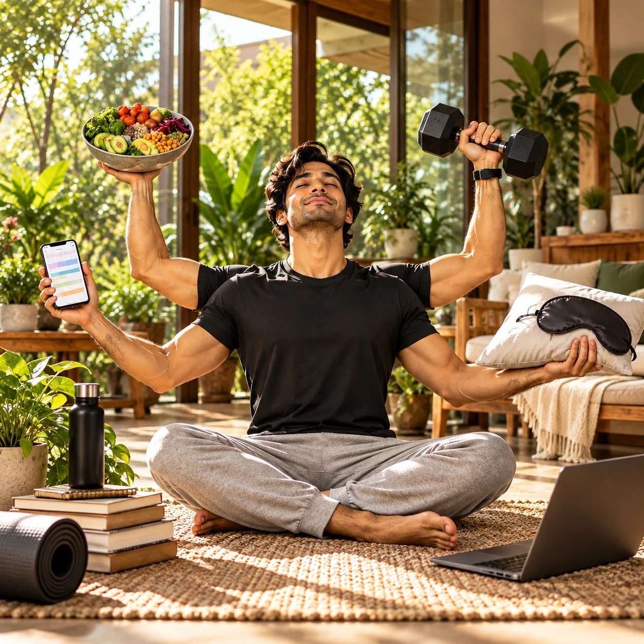 Nutrition, exercise, lifestyle and sleep in balance